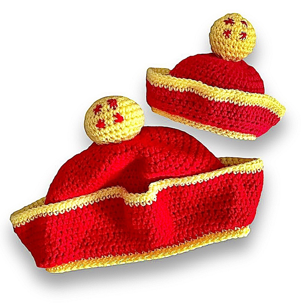 🐉 DBZ Gohan Daddy & Baby matching hats